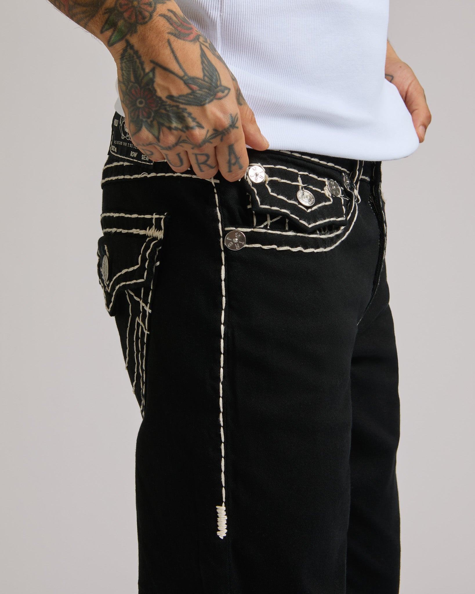 RICKY SUPER T FLAP 34IN - 2SB BODY RINSE BLACK