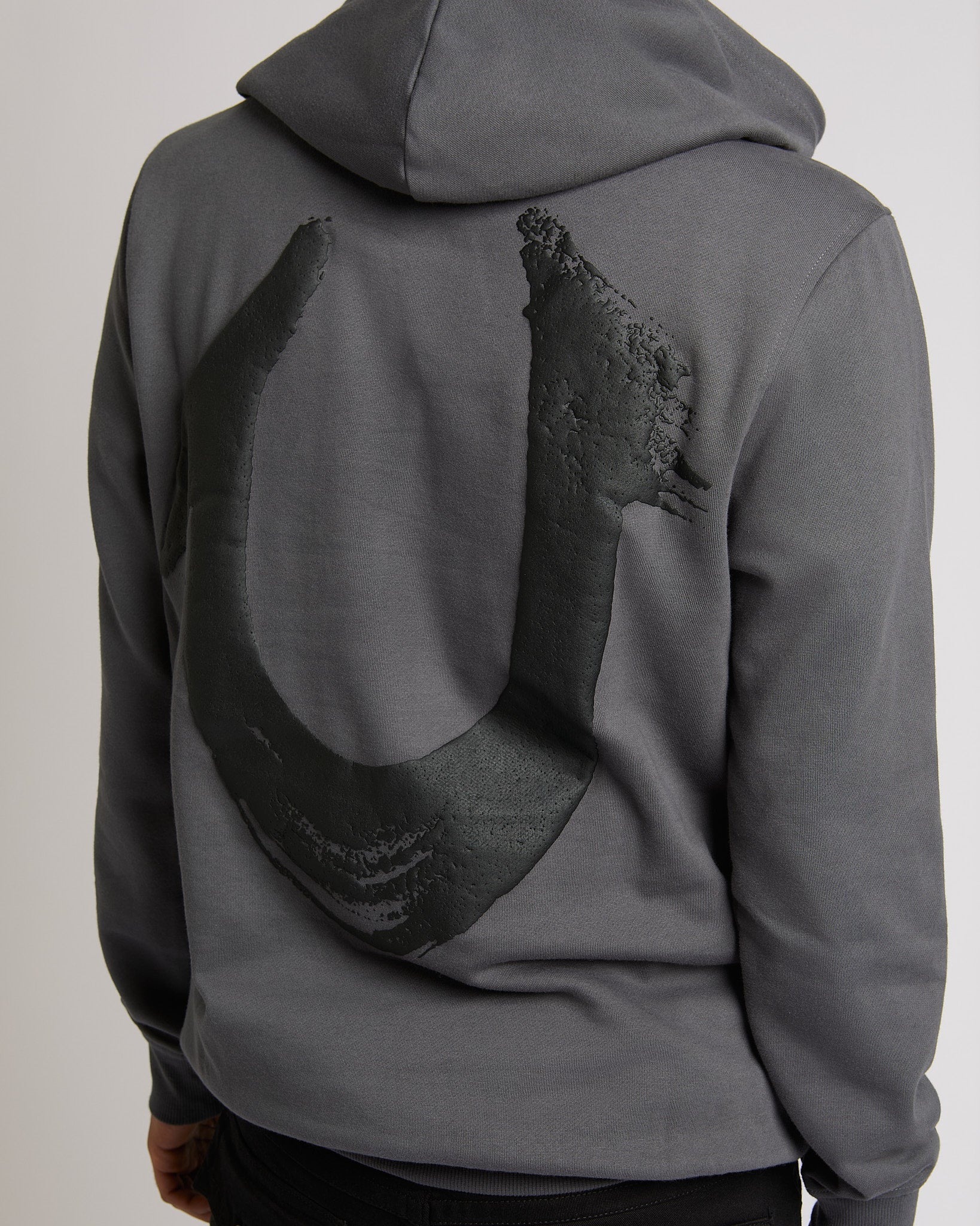 PAINTED HS PULLOVER HOODIE - IRON GATE