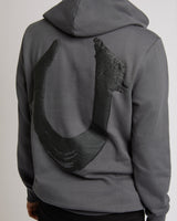 PAINTED HS PULLOVER HOODIE - IRON GATE