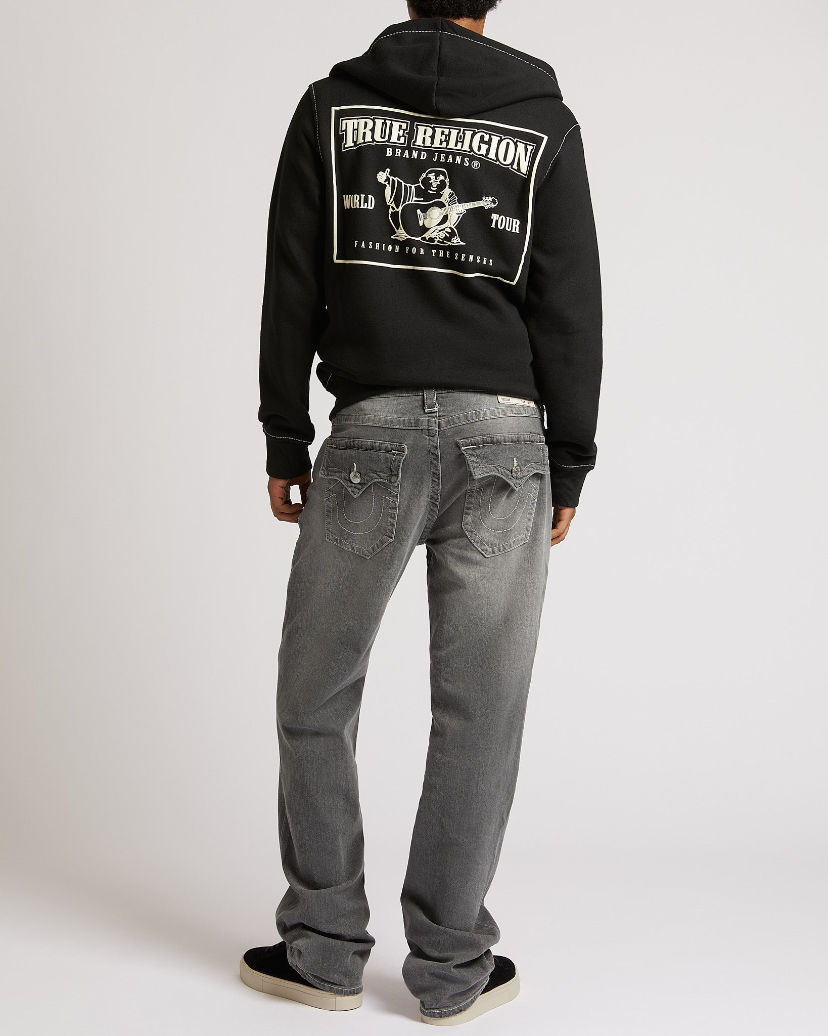 RICKY SN FLAP 32" - CHALK GREY WASH