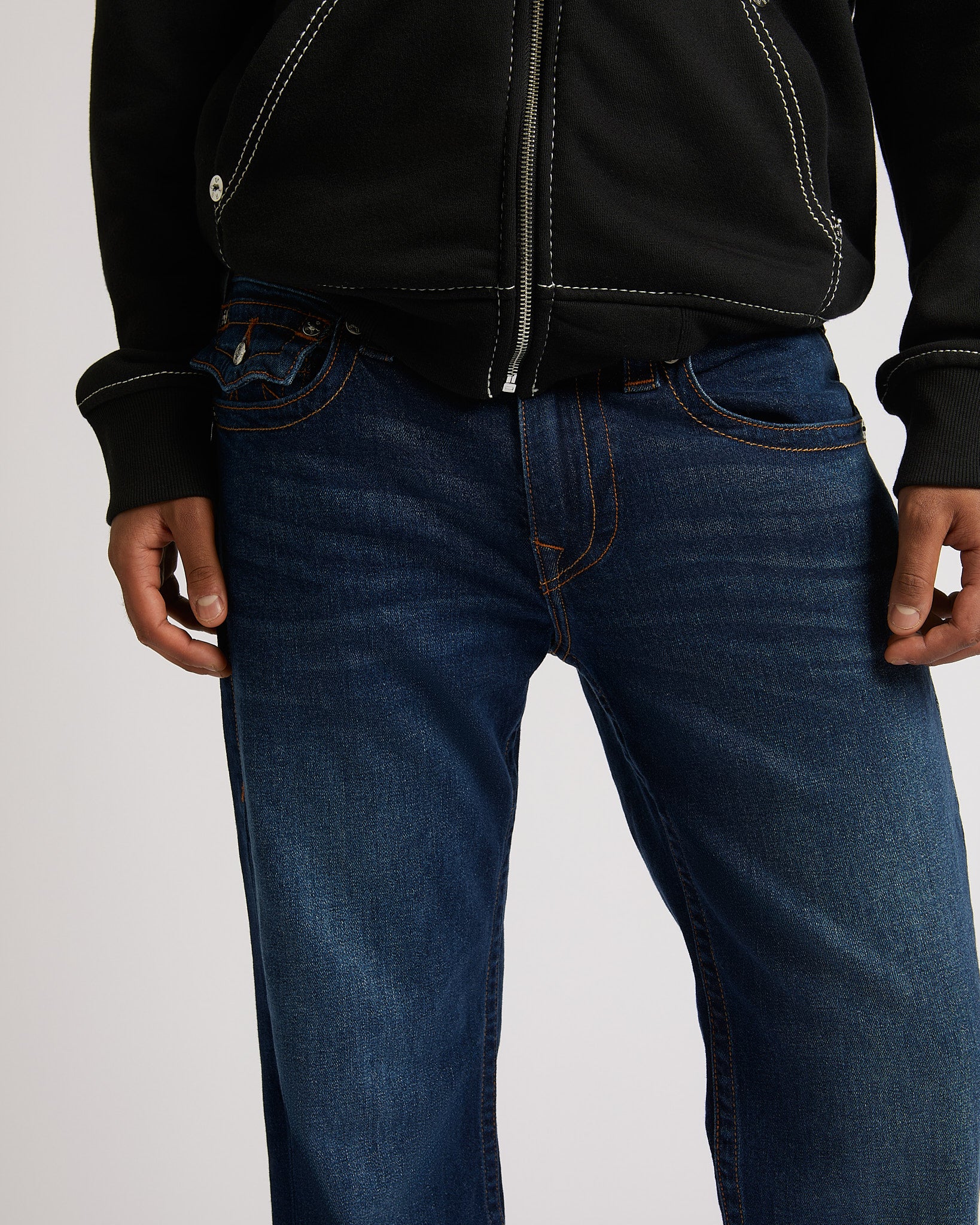 BILLY SN FLAP 34" - DAMON DARK WASH