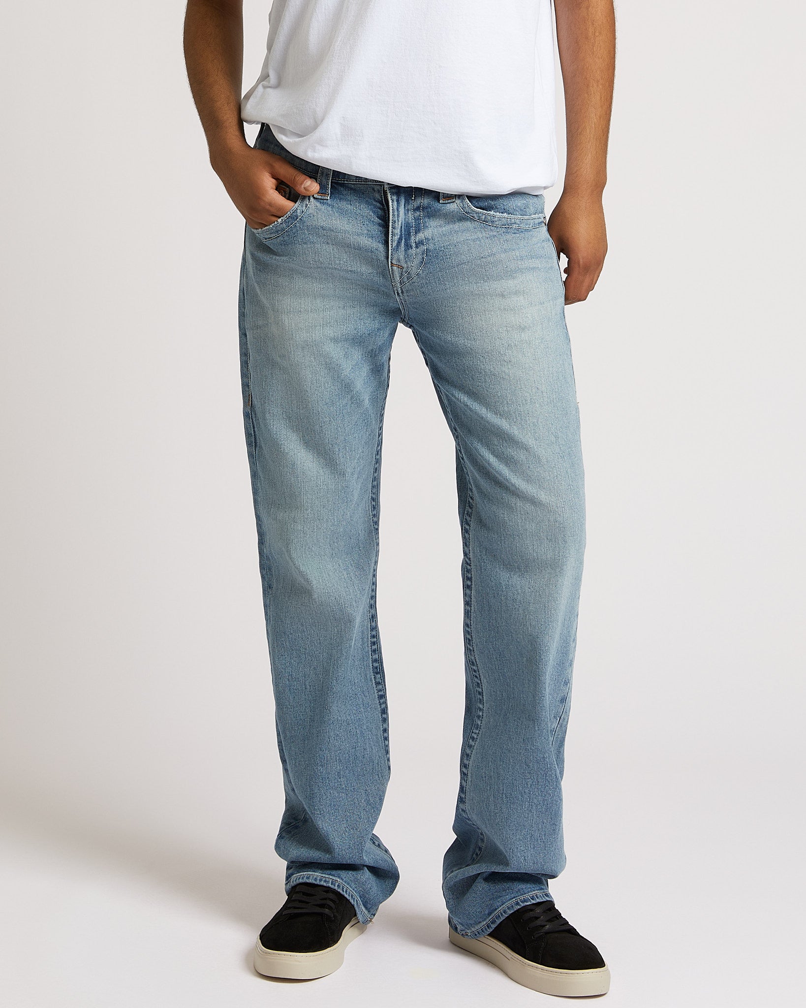 BILLY SN NO FLAP 34" - BRILLIANT MEDIUM WASH