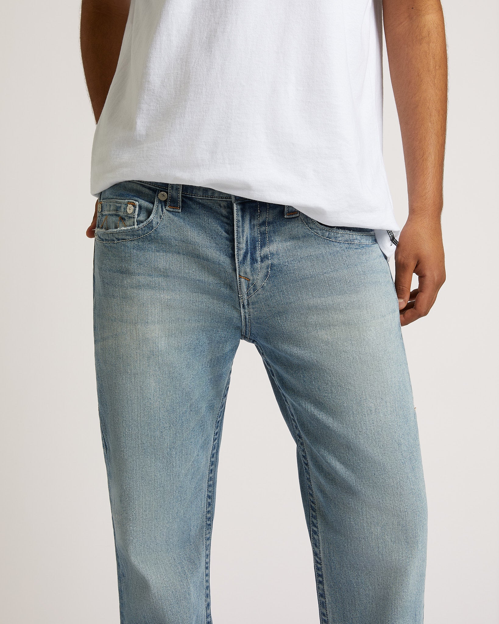 BILLY SN NO FLAP 34" - BRILLIANT MEDIUM WASH