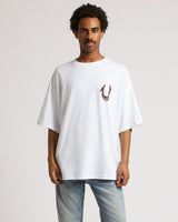 PAINTED HS OVERSIZED TEE - OPTIC WHITE