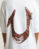 PAINTED HS OVERSIZED TEE - OPTIC WHITE