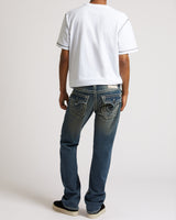 RICKY SUPER T FLAP 34" - DARK WASH WITH RISP
