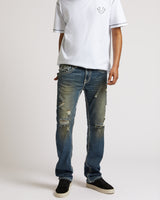 RICKY SUPER T FLAP 34" - DARK WASH WITH RISP