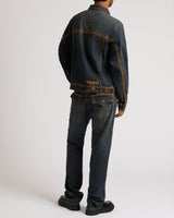 SUPER FLATLOCK RICKY FLAP 34" - GREENLAND DARK WASH