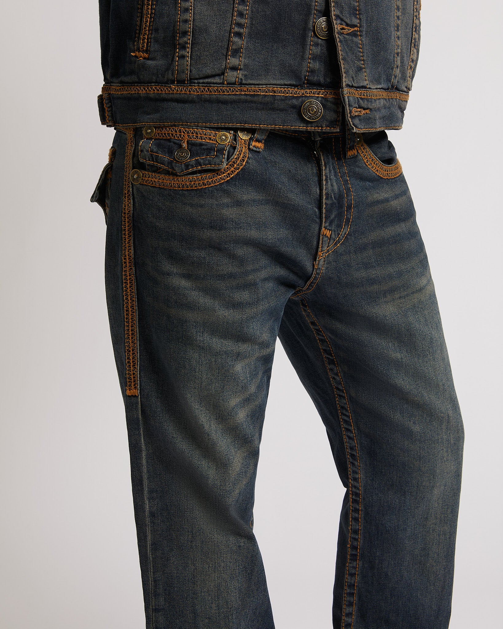 SUPER FLATLOCK RICKY FLAP 34" - GREENLAND DARK WASH