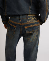 SUPER FLATLOCK RICKY FLAP 34" - GREENLAND DARK WASH