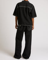SUPER FLATLOCK VINNY FLAP 34" - BLACK RINSE