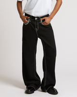 SUPER FLATLOCK VINNY FLAP 34" - BLACK RINSE