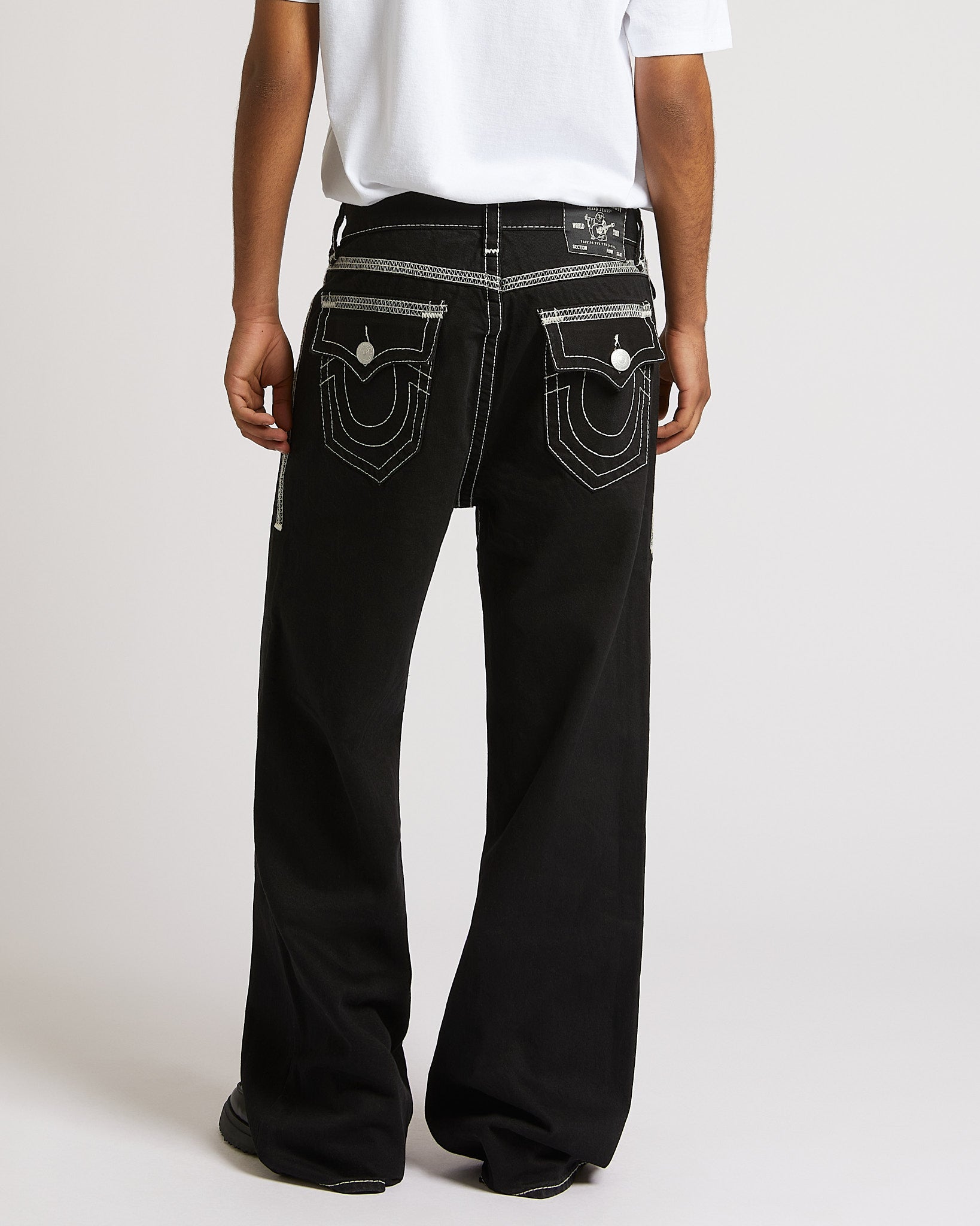 SUPER FLATLOCK VINNY FLAP 34" - BLACK RINSE