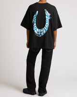BILLY BIG T FLAP 34" - BLACK RINSE