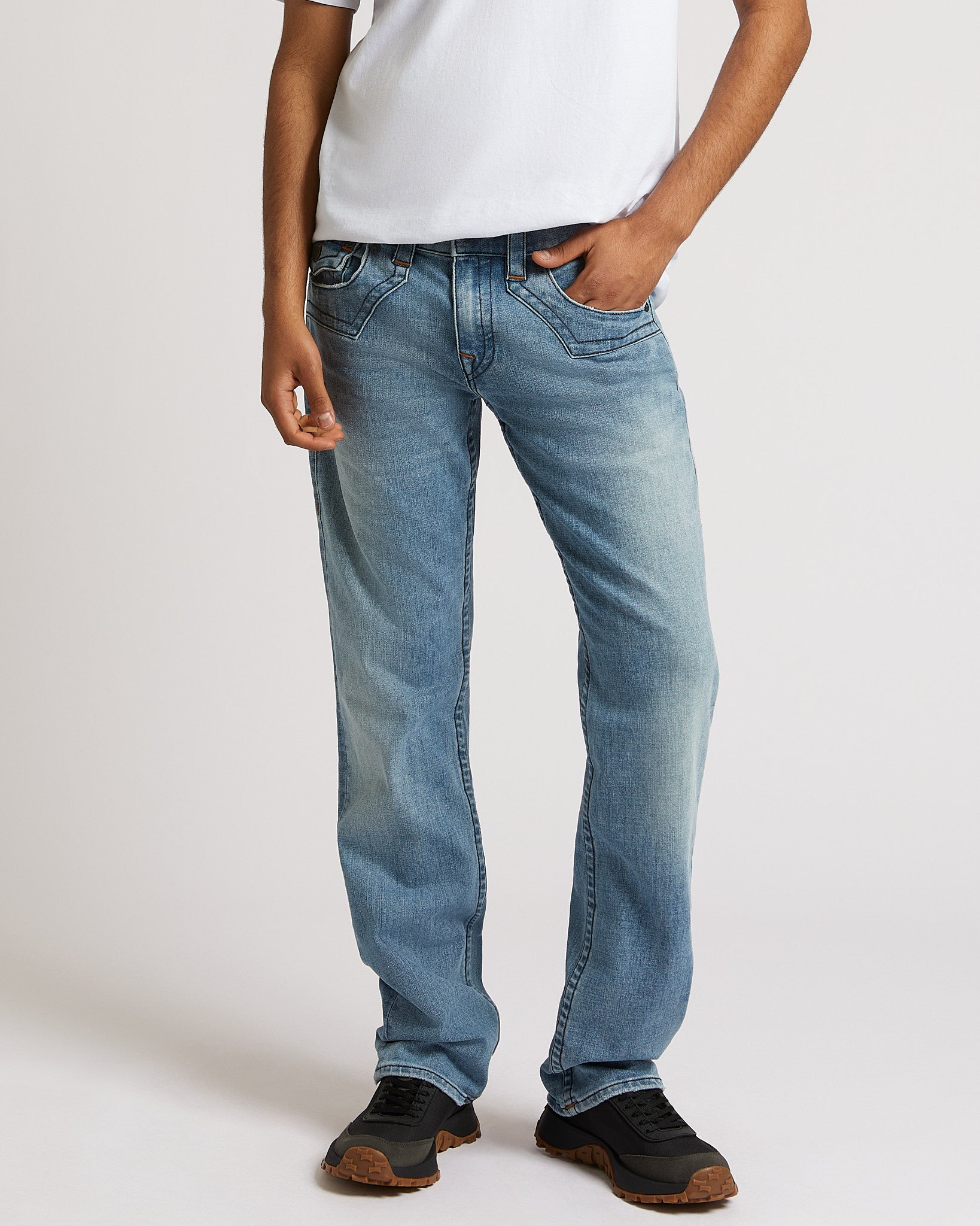RICKY SN JIMMY JEAN FLAP 34" - SEAGRASS MEDIUM WASH