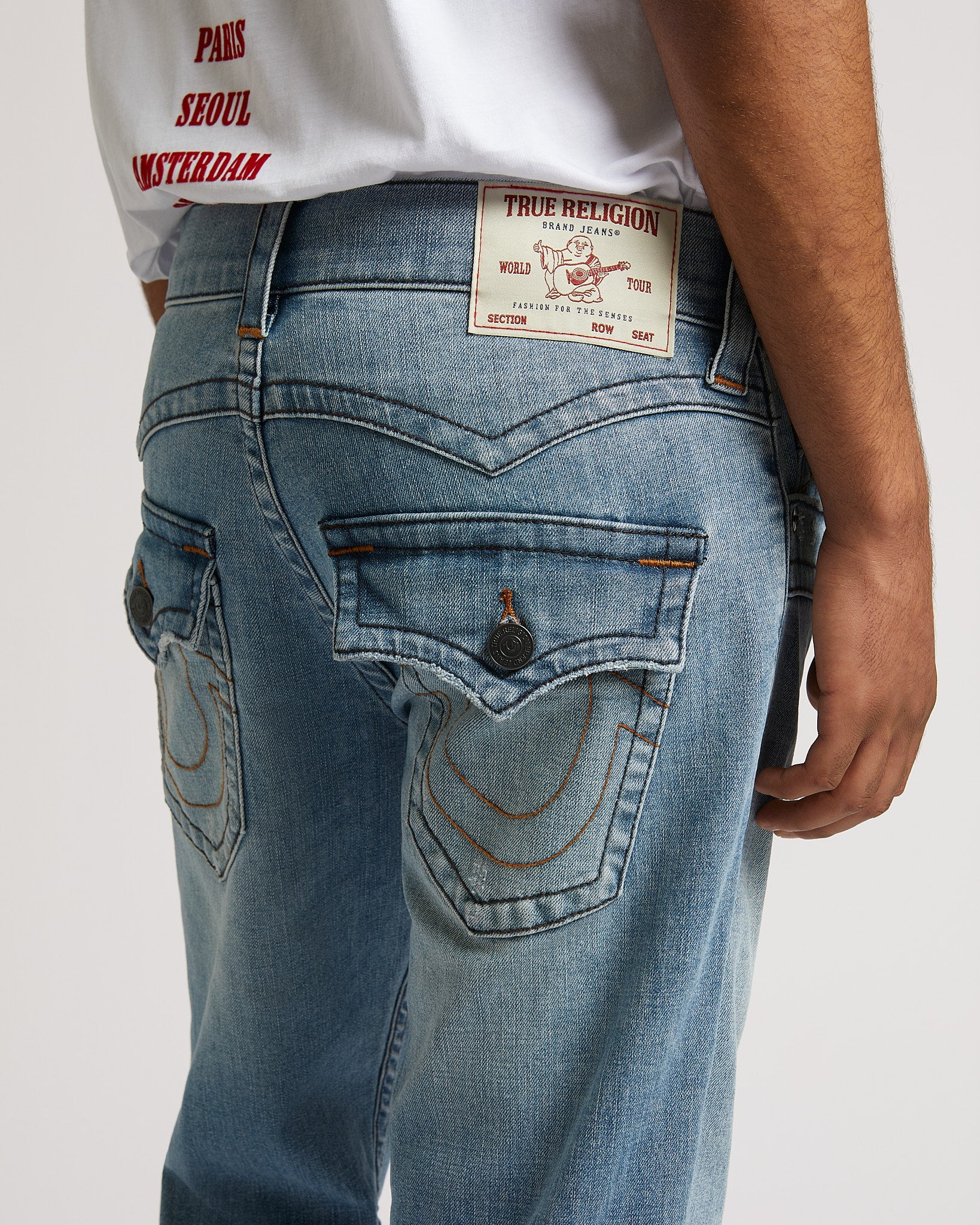 RICKY SN JIMMY JEAN FLAP 34" - SEAGRASS MEDIUM WASH