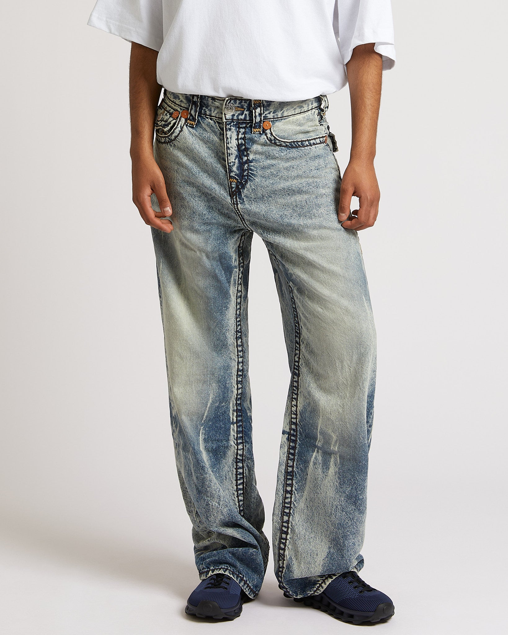 VINNY SUPER T FLAP 34" - ELECTRIC GROOVE MEDIUM WASH