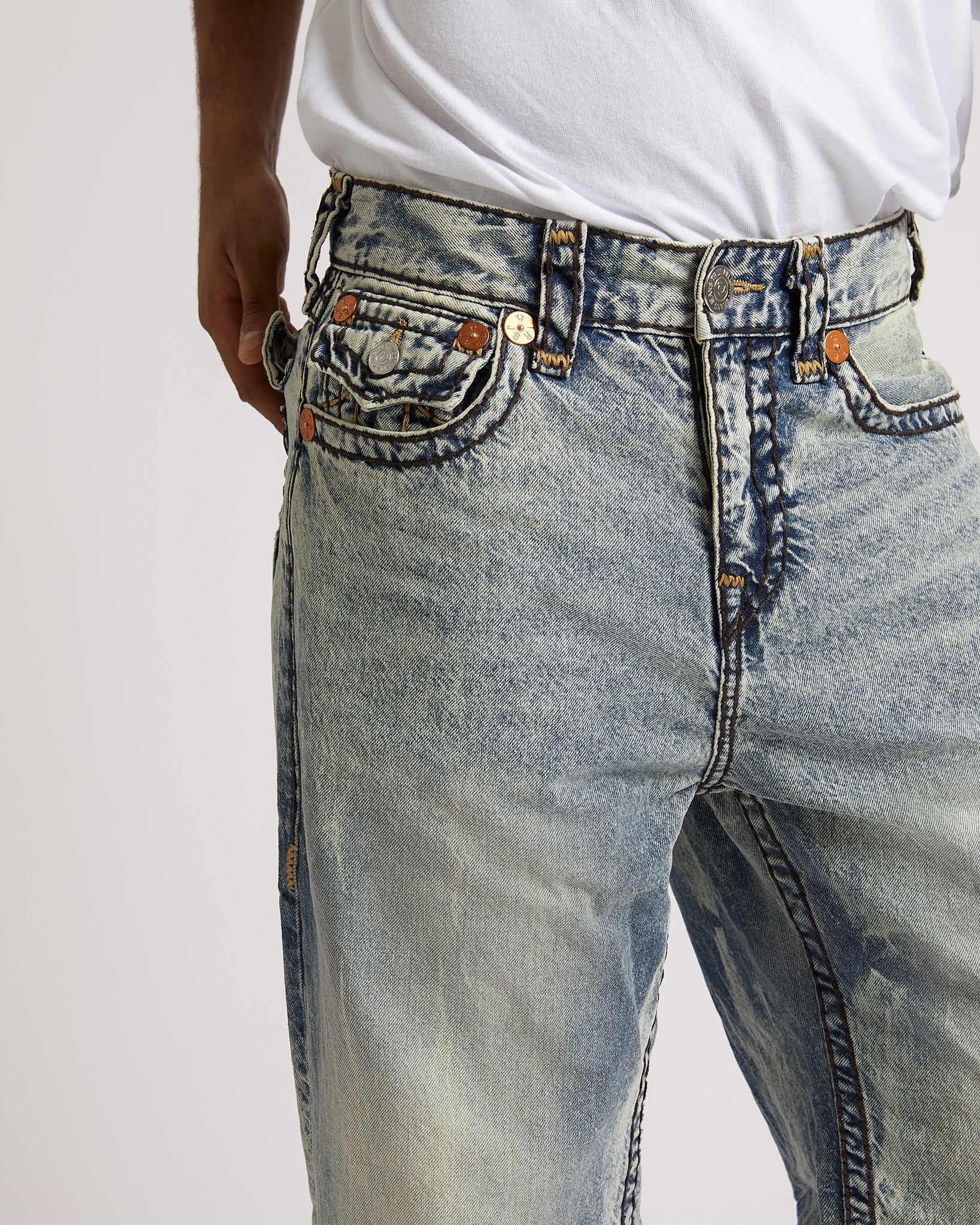 VINNY SUPER T FLAP 34" - ELECTRIC GROOVE MEDIUM WASH