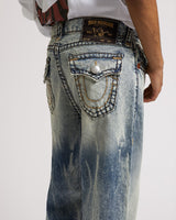 VINNY SUPER T FLAP 34" - ELECTRIC GROOVE MEDIUM WASH