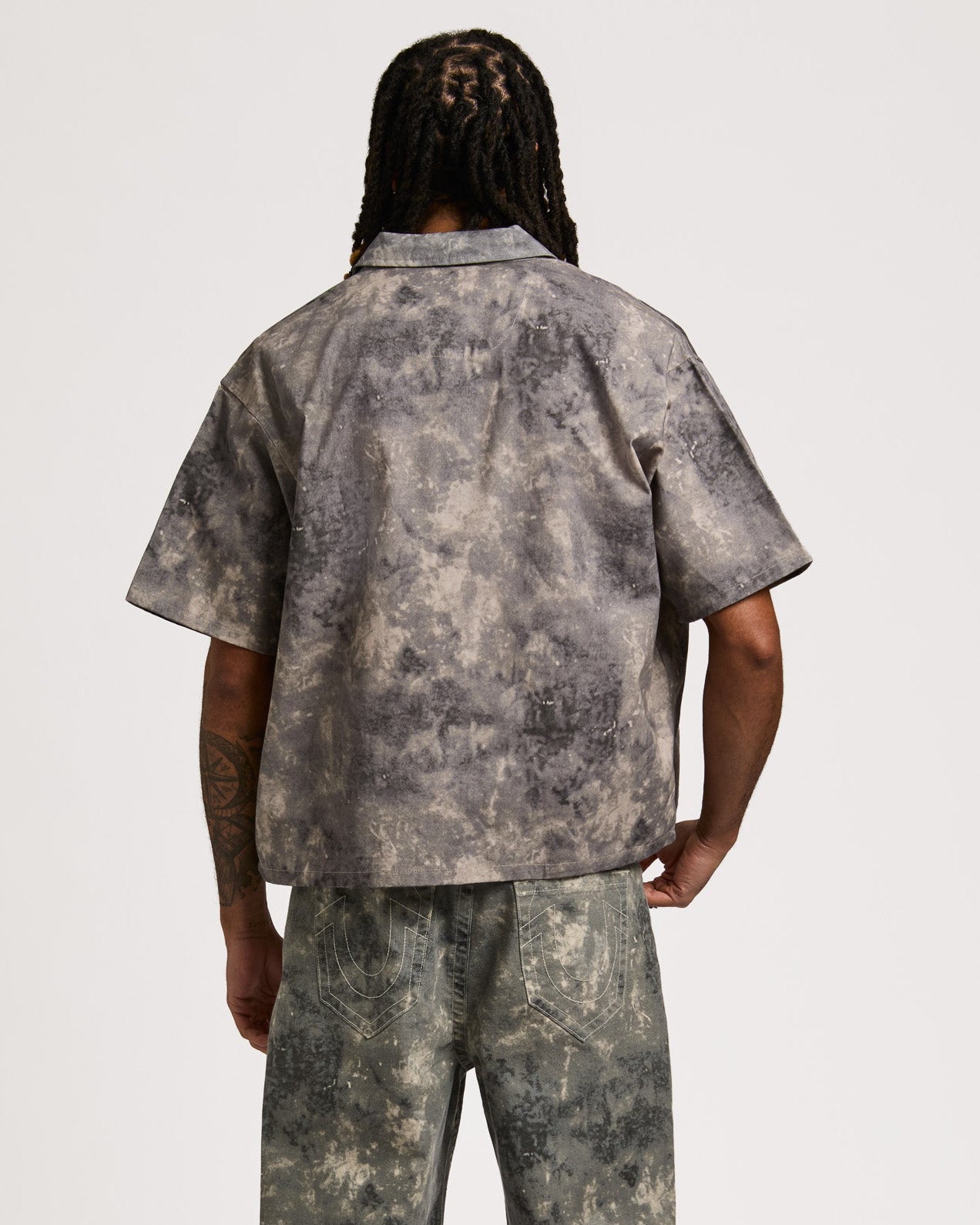 AOP BOXY SHIRT - CAMO