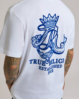 SS TR CREST TEE - OPTIC WHITE