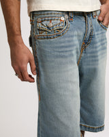 VINNY SUPERT FLAP SHORT - SHATTTERED MEDIUM WASH