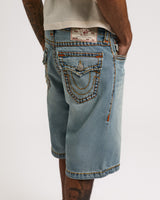 VINNY SUPERT FLAP SHORT - SHATTTERED MEDIUM WASH