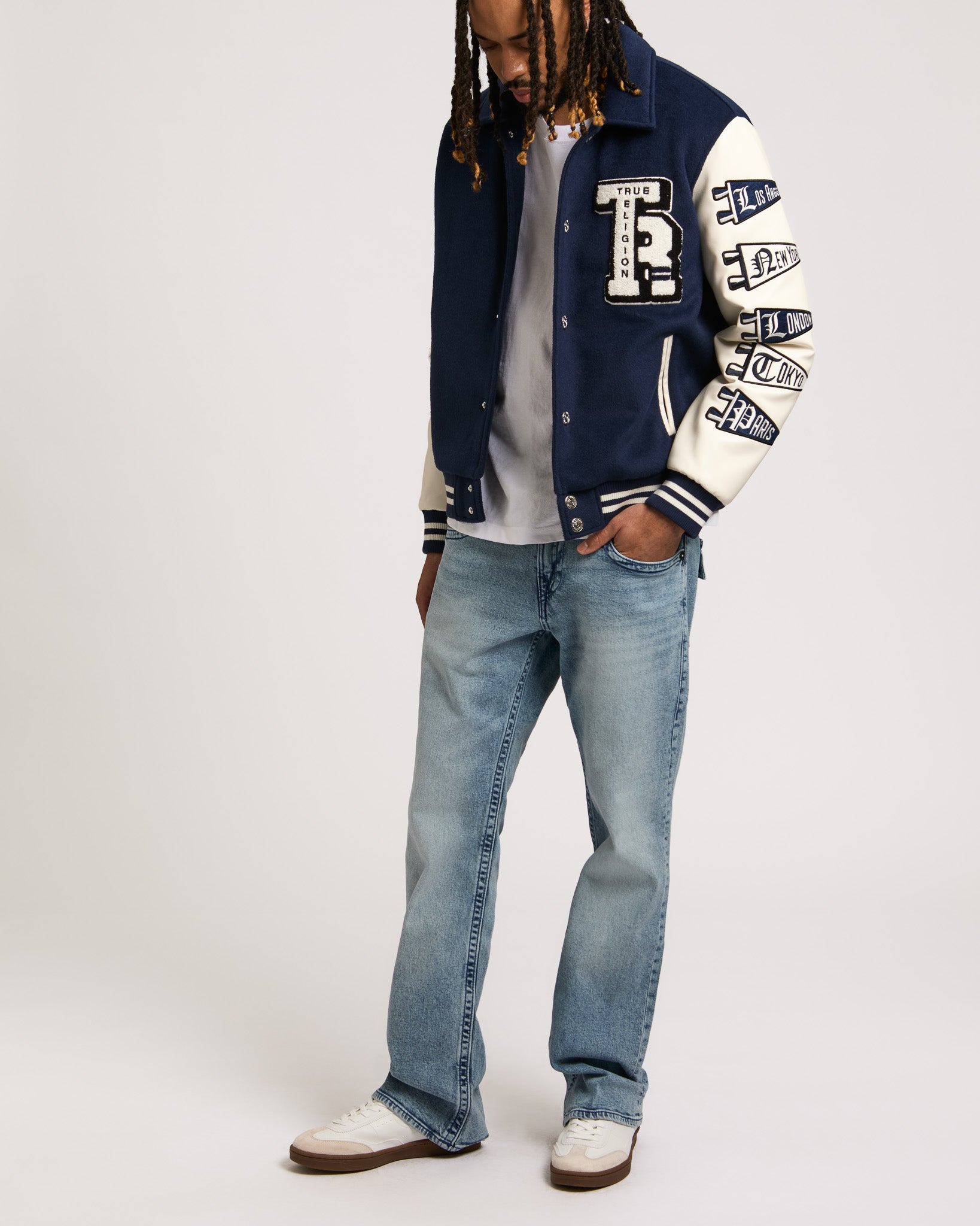 BILLY SN FLAP 34IN - ARTIC WHISPER LIGHT WASH