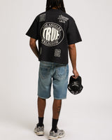 BOBBY SUPER T NF SHORT - PARTY PULSE MEDIUM WASH