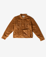 ULTRASUEDE BIG T OS JIMMY JKT - SUEDE BROWN