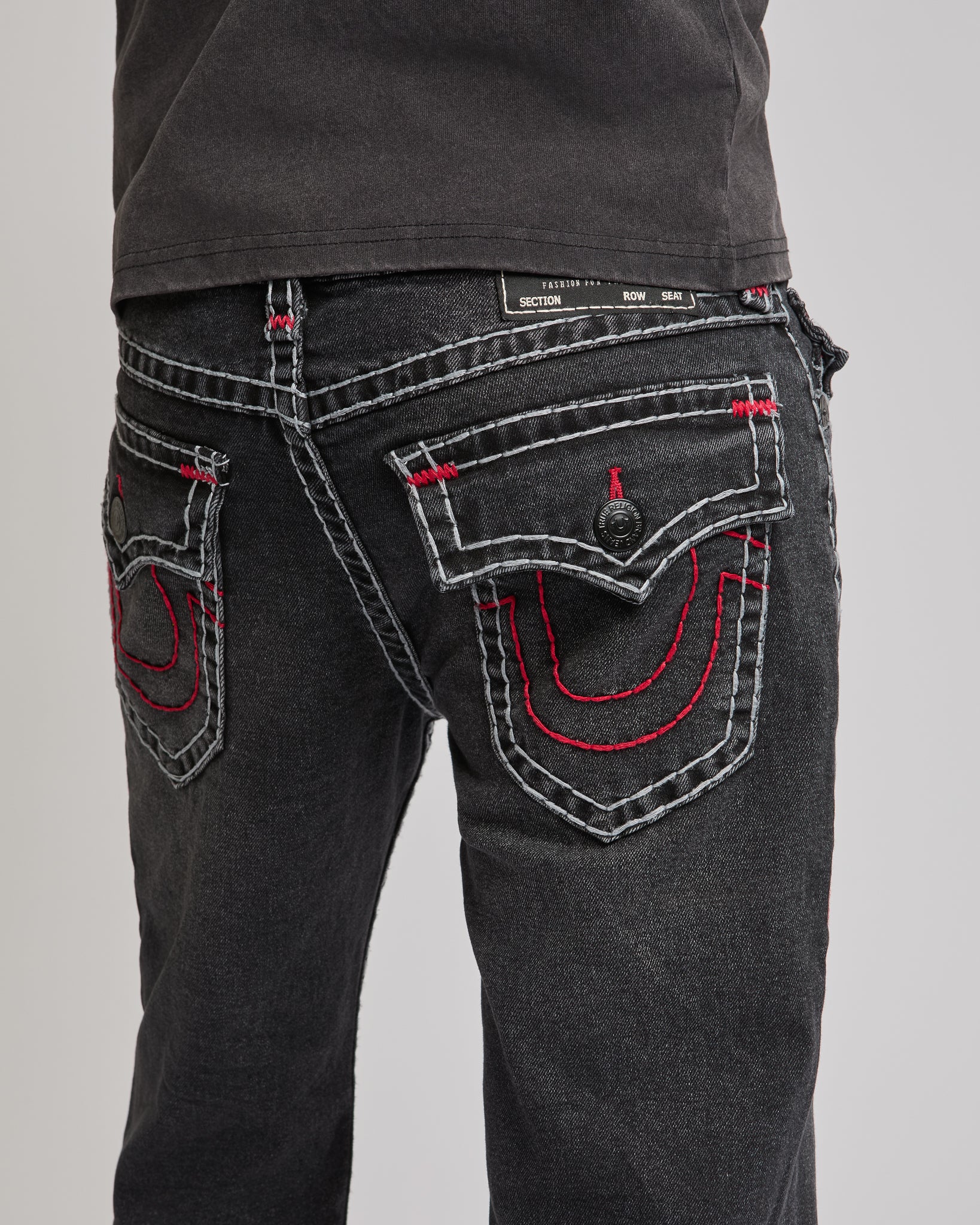 RICKY SUPER T FLAP 34IN - STITCHED IN SMOKE BLACK WASH