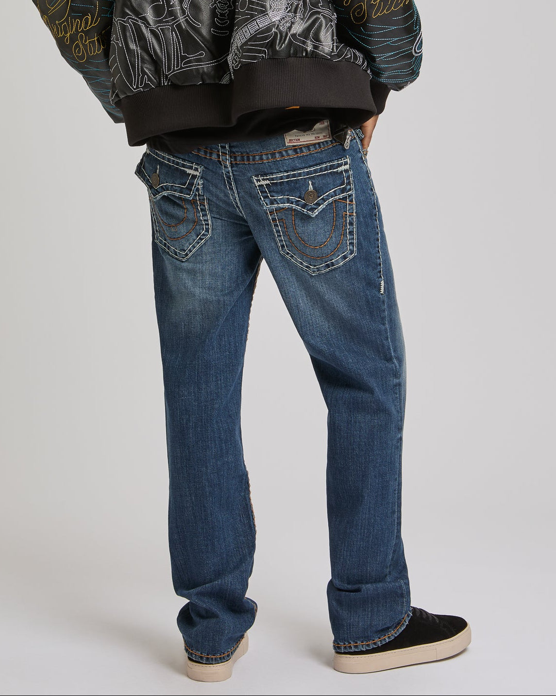 RICKY SUPER T FLAP 34 IN - CITY WEST FADE DARK WASH