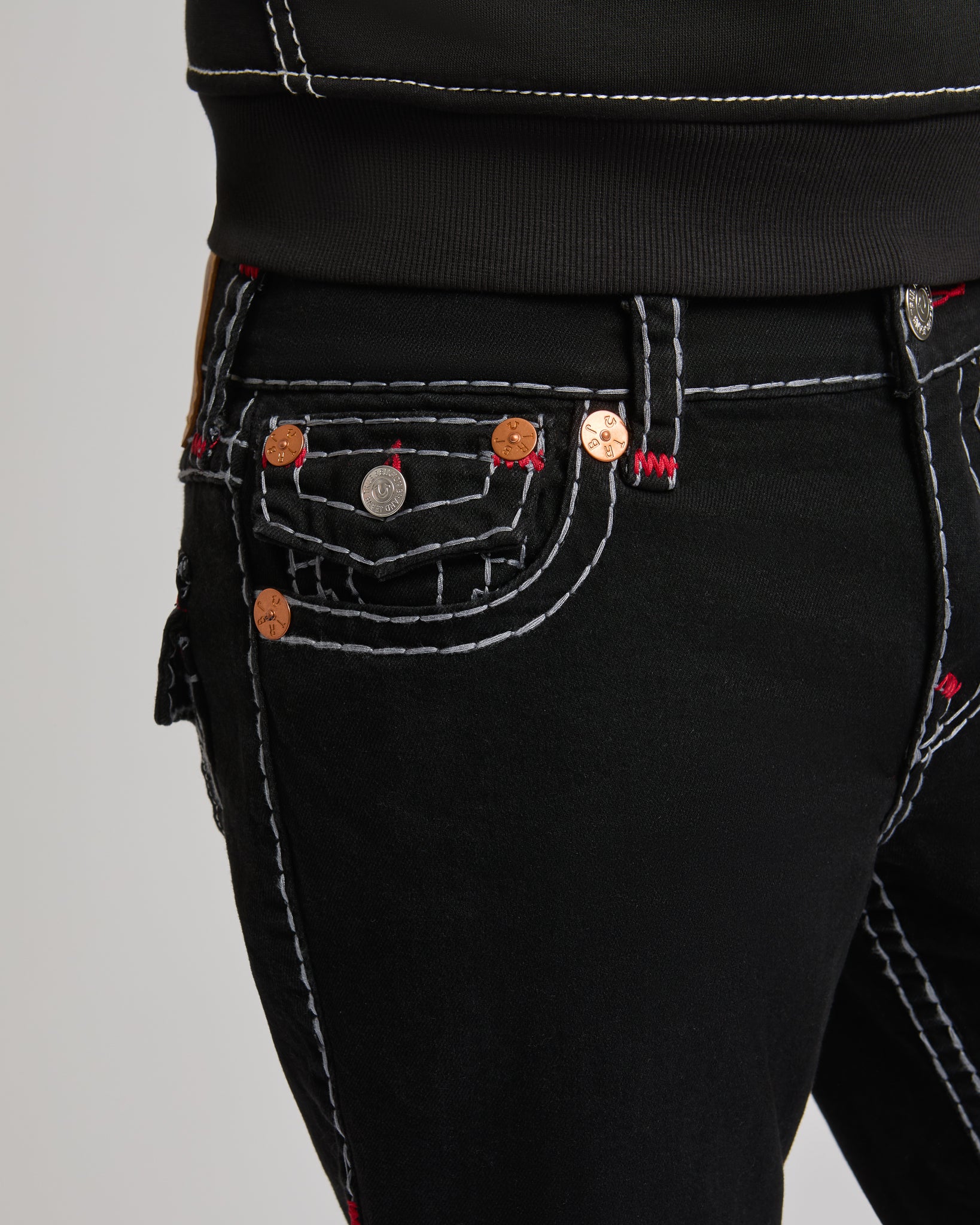 RICKY SUPER T FLAP 34IN EMBRO - 2SB BLACK RINSE