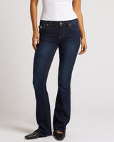 BECCA MID RISE BOOTCUT FLAP - MUDDY WATERS