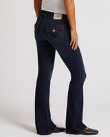 BECCA MID RISE BOOTCUT FLAP - MUDDY WATERS