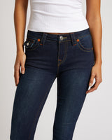 BECCA MID RISE BOOTCUT FLAP - MUDDY WATERS