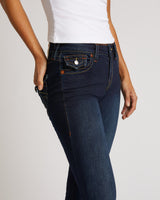 BECCA MID RISE BOOTCUT FLAP - MUDDY WATERS