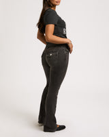 BECCA BOOTCUT FLAP - CHARCOAL