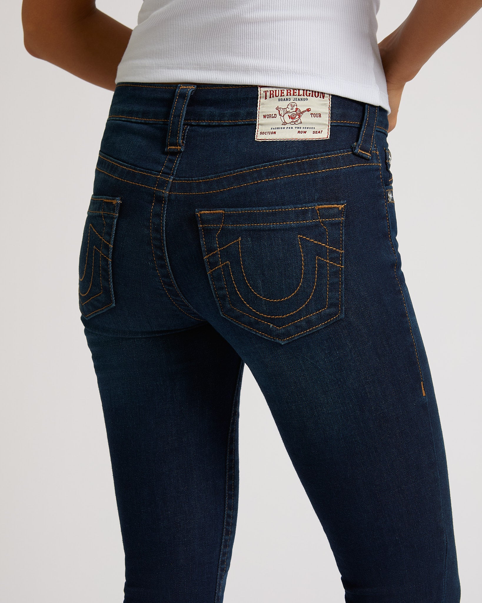 JENNIE MID RISE CURVY SKINNY - INDIGO UPGRADE