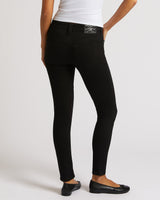 JENNIE MID RISE CURVY SKINNY - BLACK RINSE