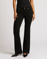BECCA MID RISE BOOTCUT - BLACK RINSE