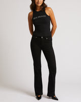 BECCA MID RISE BOOTCUT - BLACK RINSE