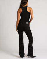 BECCA MID RISE BOOTCUT - BLACK RINSE