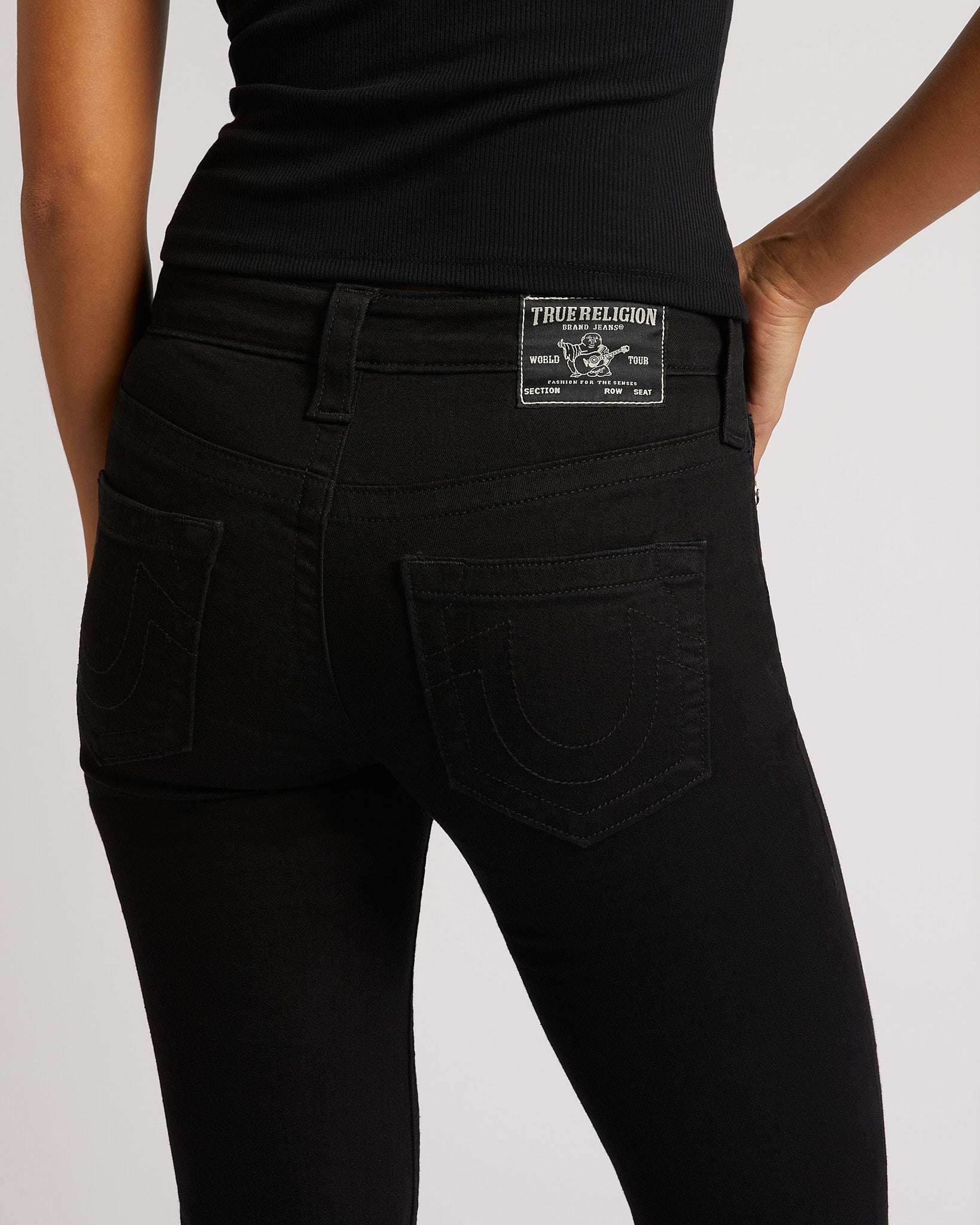 BECCA MID RISE BOOTCUT - BLACK RINSE