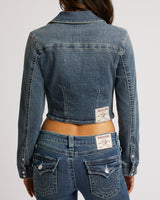 DENIM FITTED SHIRT - OCEAN VOYAGE