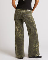 BOBBI LOW RISE BAGGY BIG T - LEOPARD CAMO