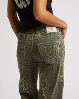 BOBBI LOW RISE BAGGY BIG T - LEOPARD CAMO