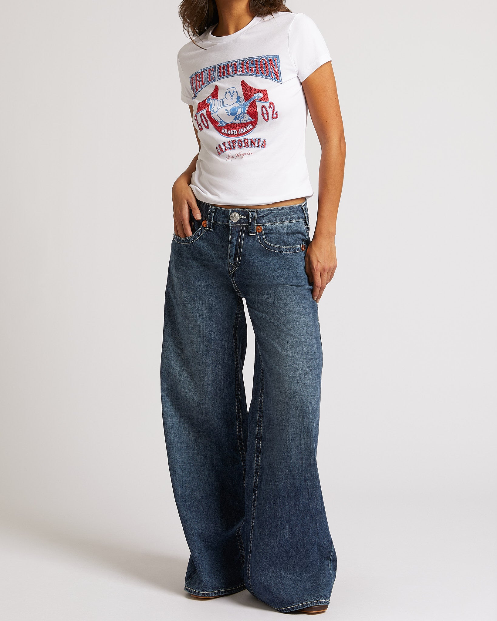 EMBROIDERY JESSIE SUPER BAGGY - OCEAN VOYAGE