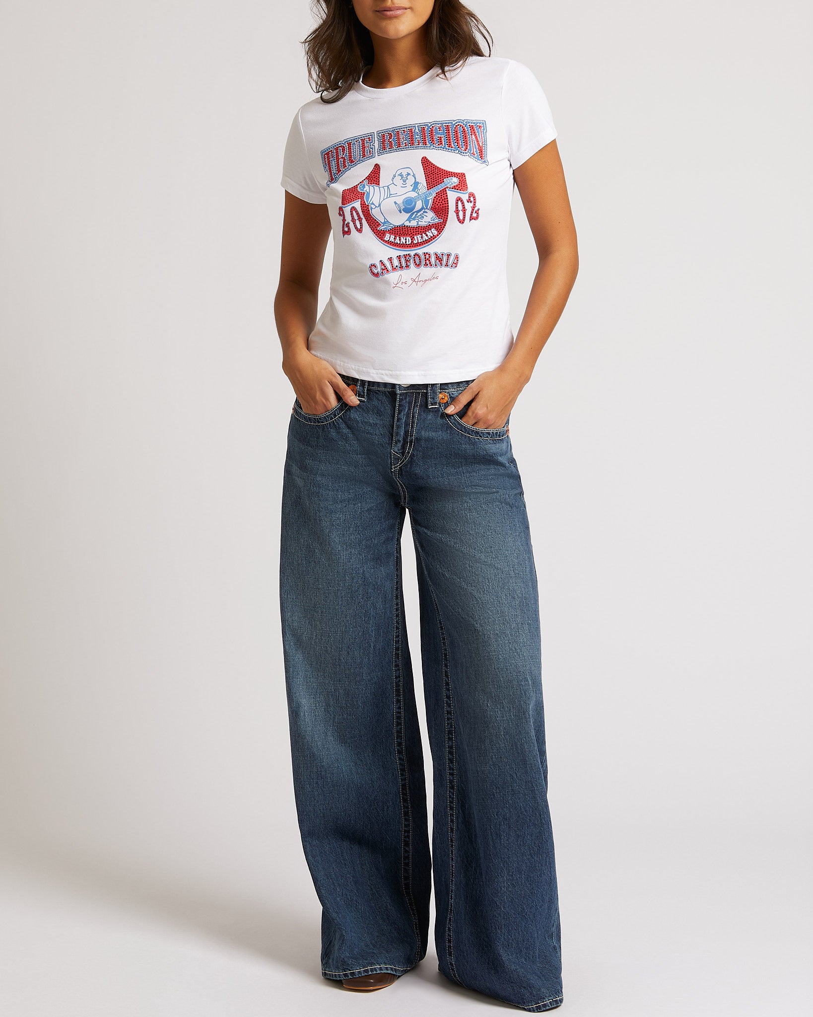 EMBROIDERY JESSIE SUPER BAGGY - OCEAN VOYAGE