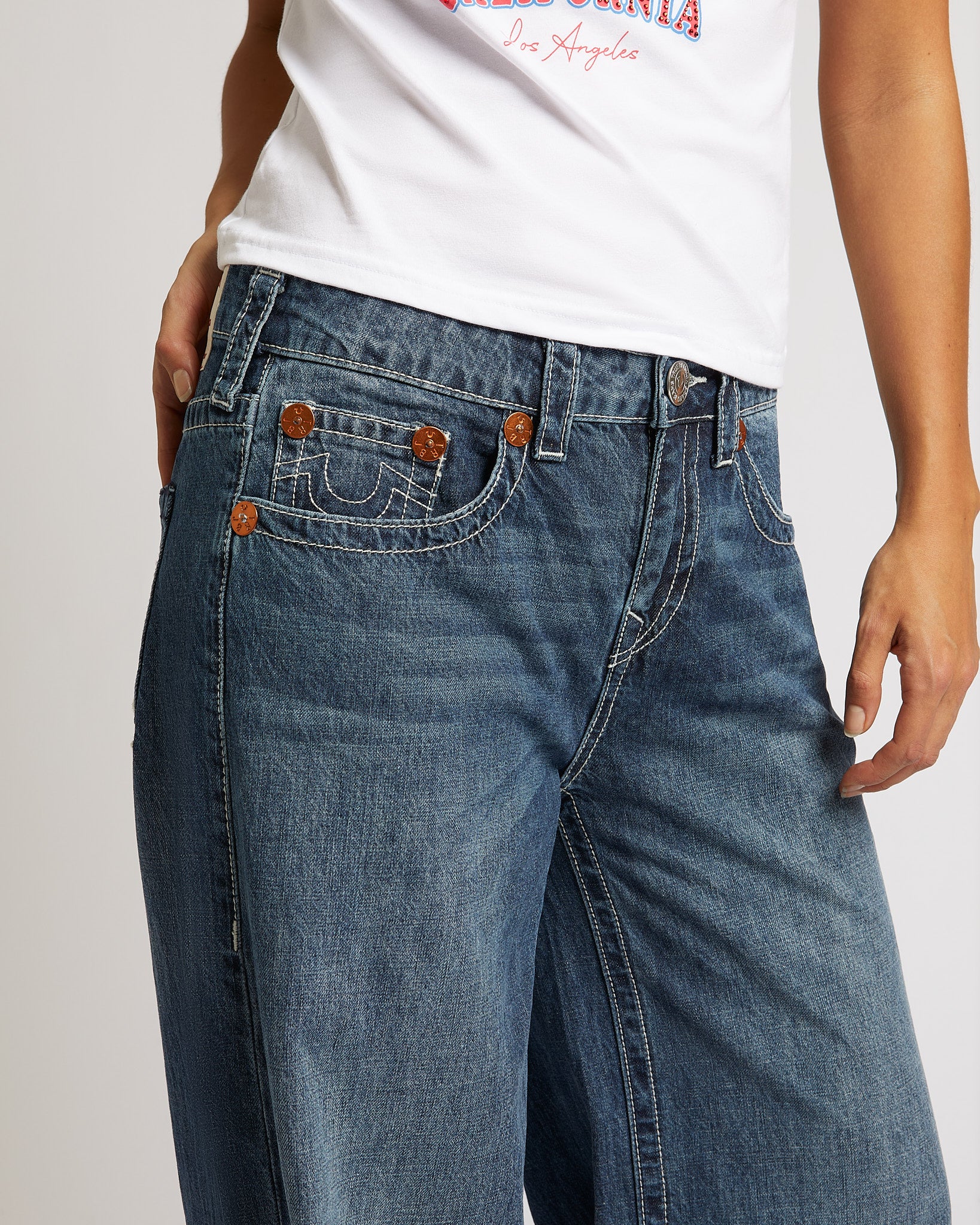 EMBROIDERY JESSIE SUPER BAGGY - OCEAN VOYAGE